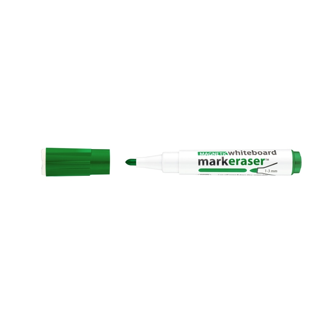 Marker Board Ico, cu burete magnetic 1-3 mm, Verde