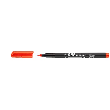 Marker permanent Ico OHP, M 1-1.5 mm, Rosu Marker permanent Ico OHP, M 1-1.5 mm, Rosu