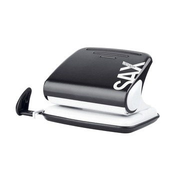 Perforator Sax Design 318, 20 coli, Negru Perforator Sax Design 318, 20 coli, Negru