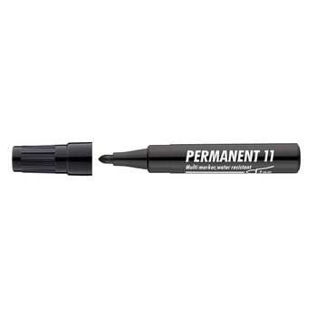 Marker Permanent Ico, 1-3 mm, Negru