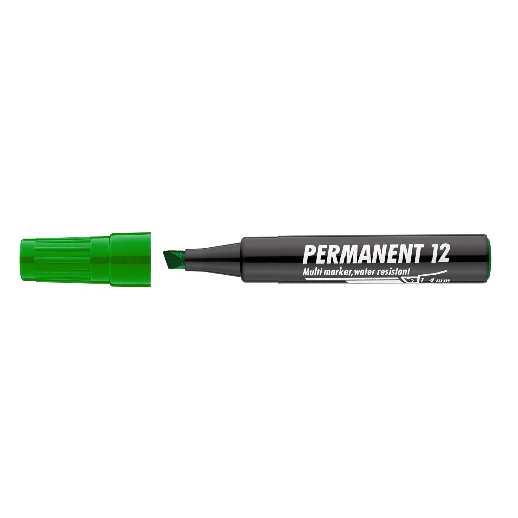 Marker Permanent Ico, 1-4 mm, Verde