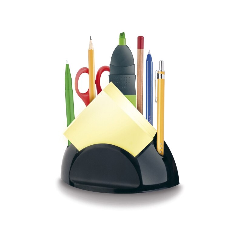 Suport birou Ico Design, 6 compartimente, Negru