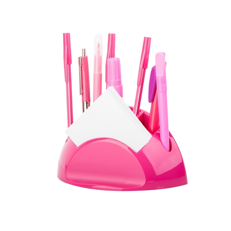 Suport birou Ico Design, 6 compartimente, Roz