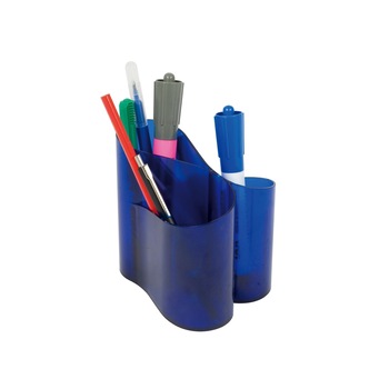 Suport pixuri Ico Lux, transparent, Albastru Suport pixuri Ico Lux, transparent, Albastru