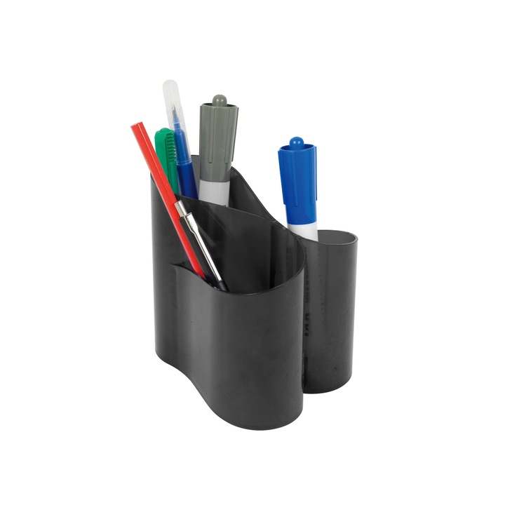 Suport pixuri Ico Lux, transparent, Negru