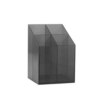 Suport pixuri Ico Quadrate, transparent, Negru Suport pixuri Ico Quadrate, transparent, Negru