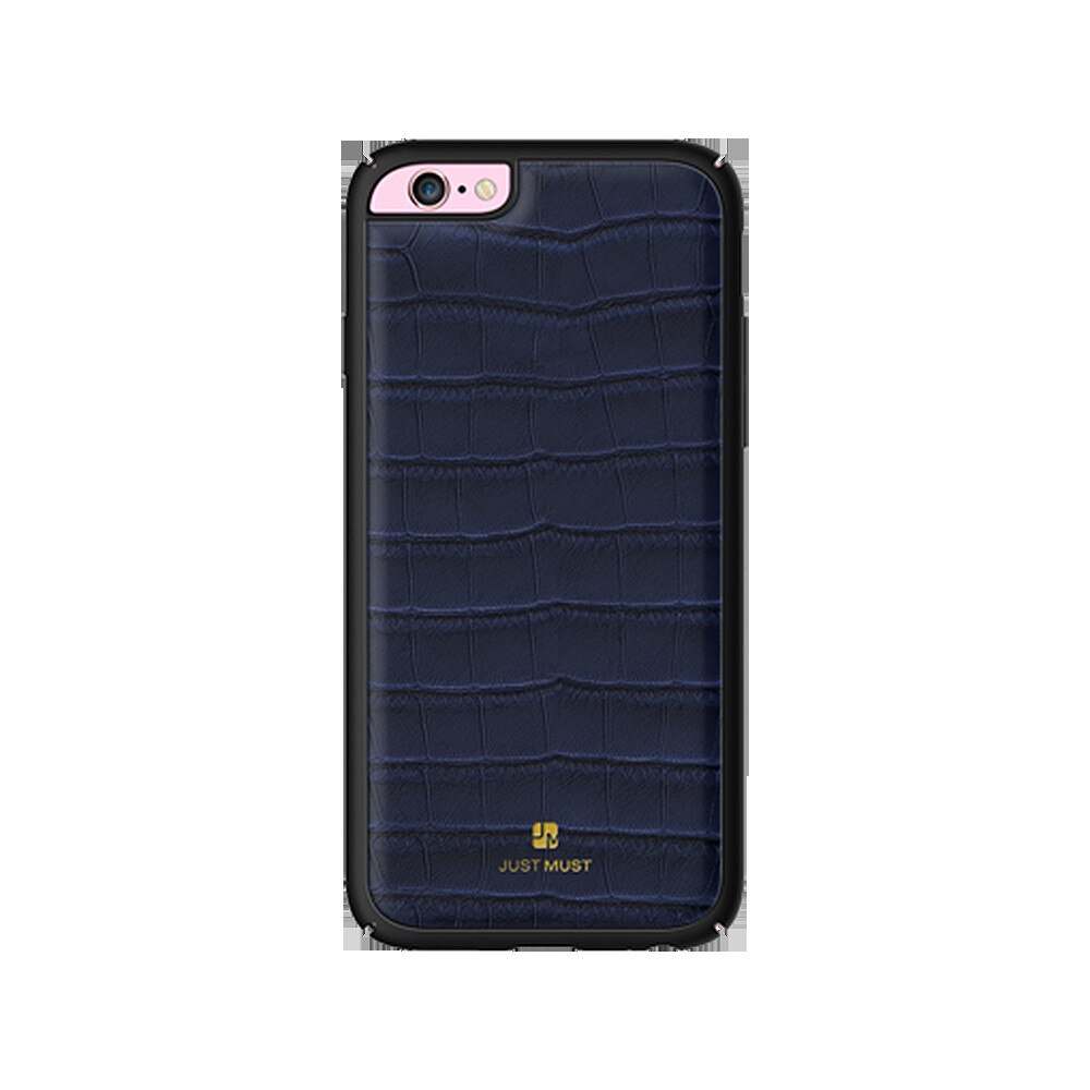 Carcasa Just Must Croco pentru iPhone 6/6S, (protectie margine 360ï¿½) Navy