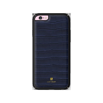 Carcasa Just Must Croco pentru iPhone 6/6S, (protectie margine 360�) Navy Carcasa Just Must Croco pentru iPhone 6/6S, (protectie margine 360�) Navy