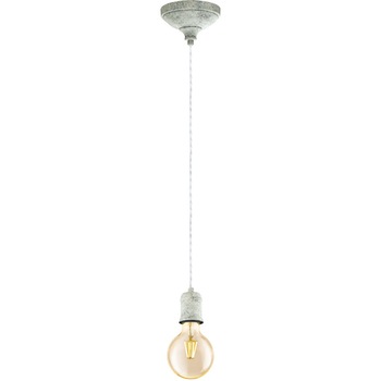 Pendul vintage Eglo Yorth 32533, E27, 60W, IP20, 12.5x200 cm, Alb Antichizat Pendul vintage Eglo Yorth 32533, E27, 60W, IP20, 12.5x200 cm, Alb Antichizat