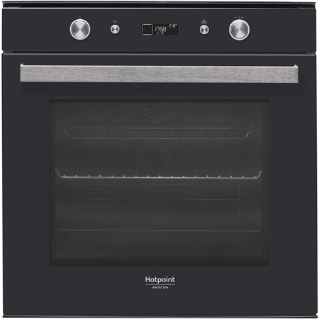 Cuptor incorporabil Hotpoint FI7 861 SH BL HA, Electric, Multifunctional, 8 functii, 73 l, Hidroliza, Grill, Timer, Clasa A+, Negru