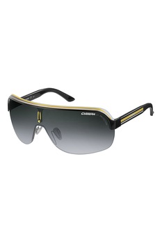Carrera, Ochelari de soare shield cu lentile in degrade Topcar, Negru/Galben, 99-4-115 Standard Carrera, Ochelari de soare shield cu lentile in degrade Topcar, Negru/Galben, 99-4-115 Standard