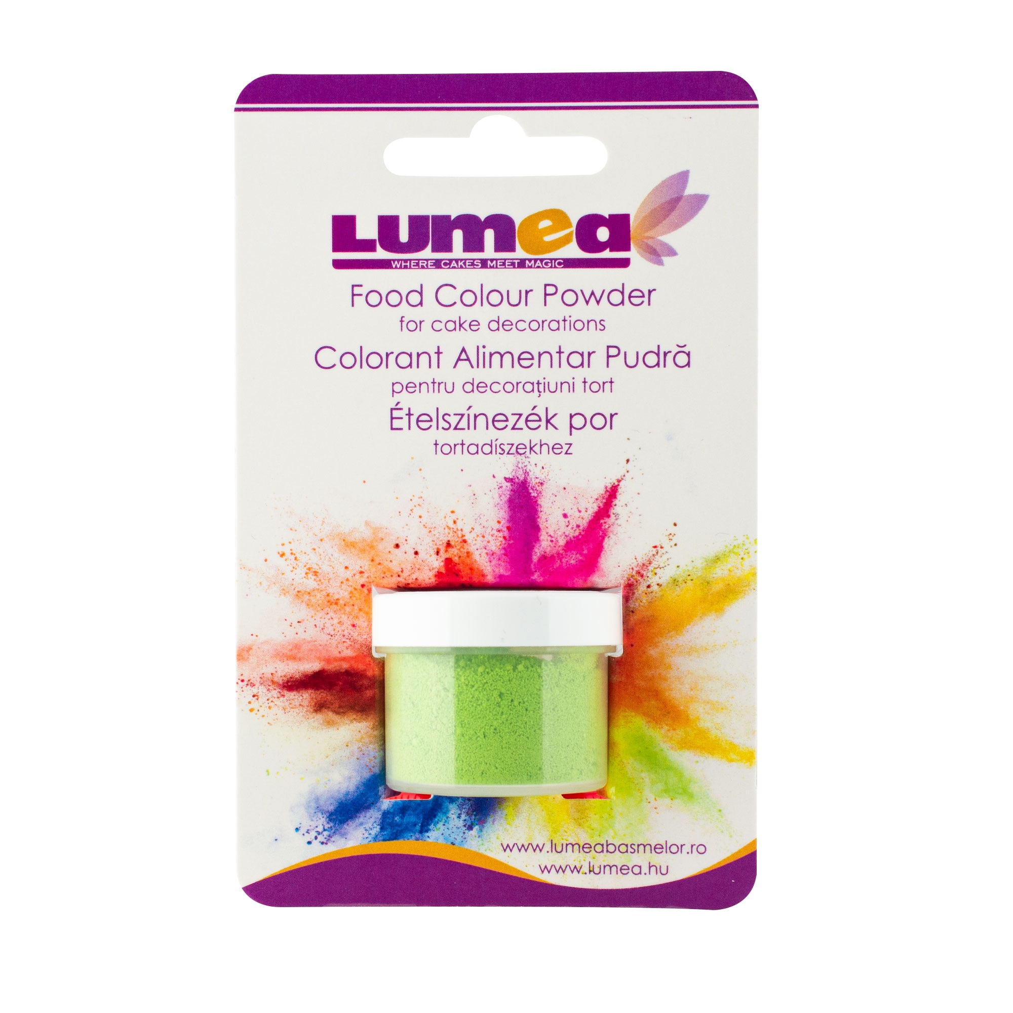 Colorant alimentar pudra Verde lime, 2g - Lumea Colors