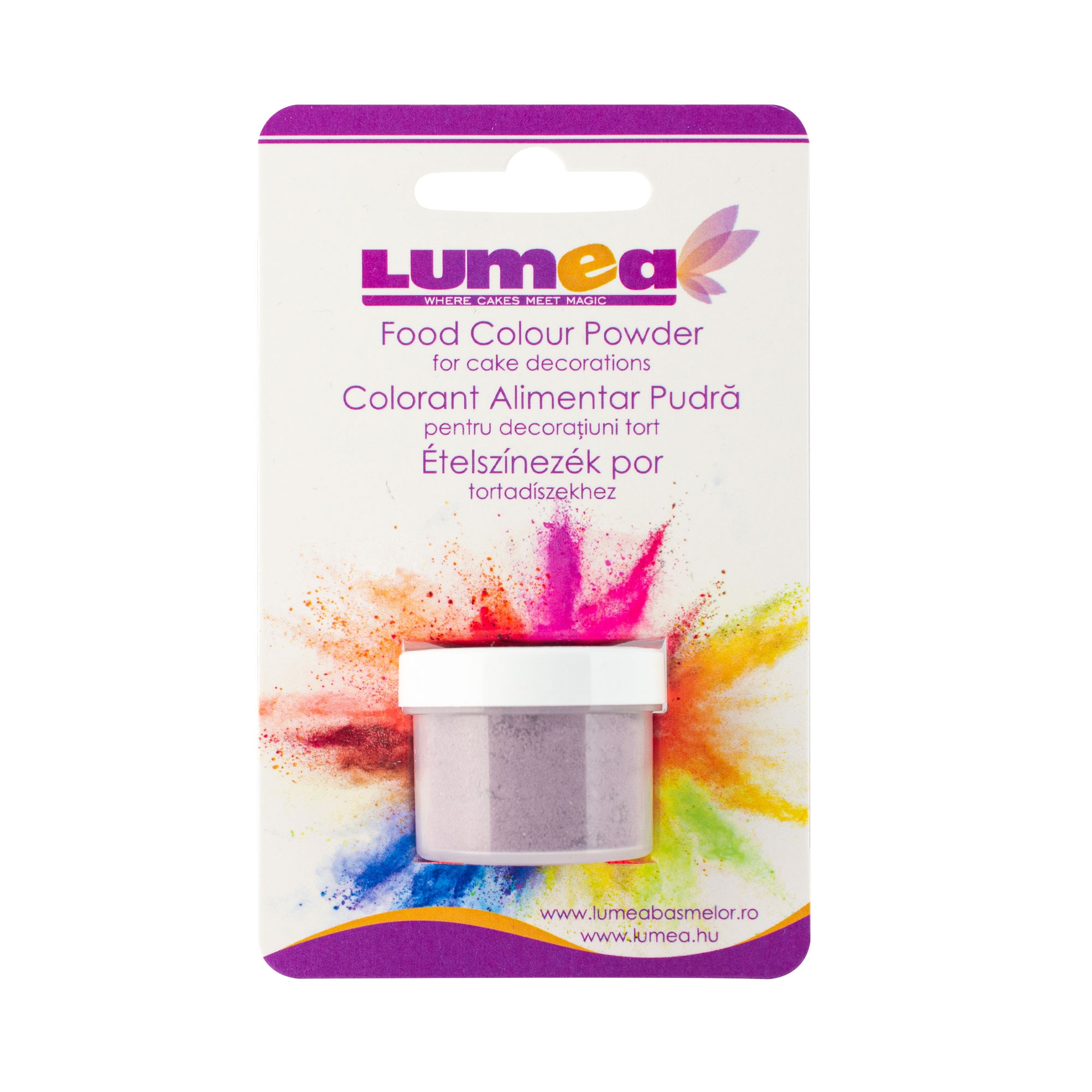 Colorant alimentar pudra Lavanda, 4.5g - Lumea Colors
