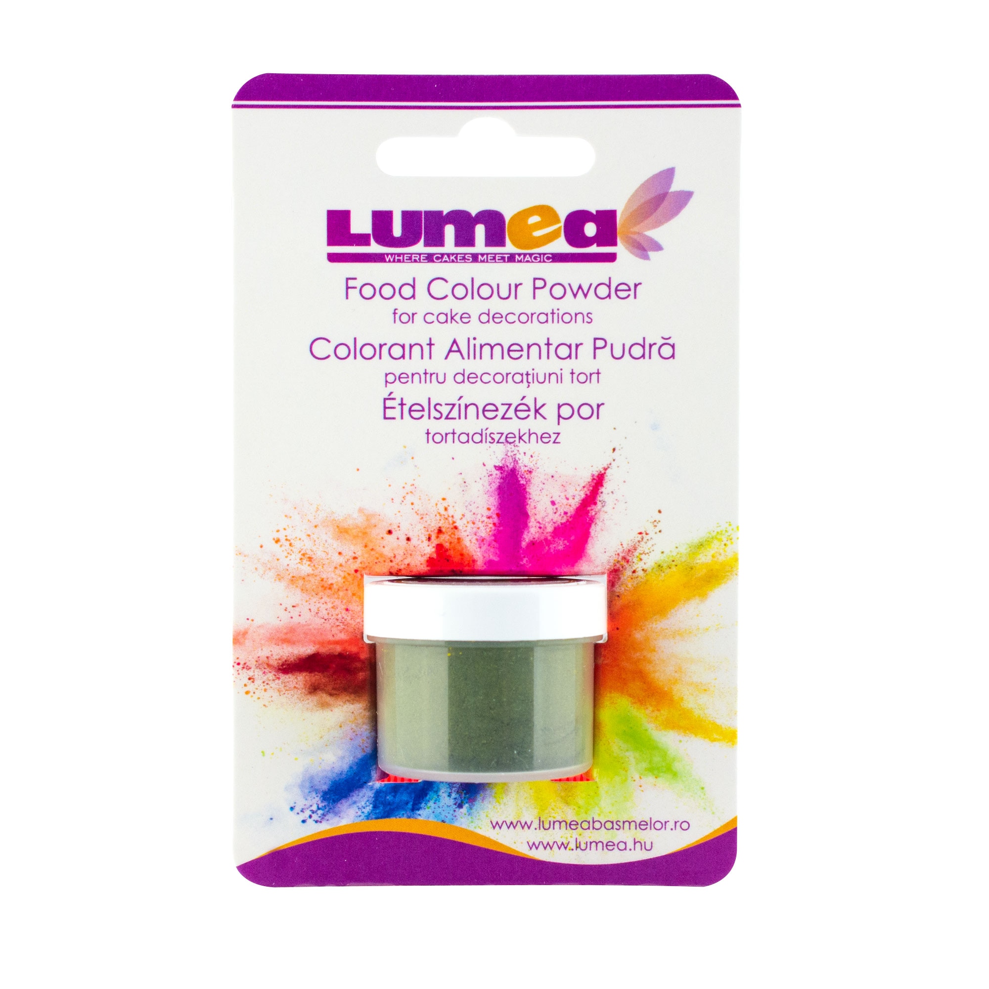 Colorant alimentar pudra Verde iarba, 2.5g - Lumea Colors