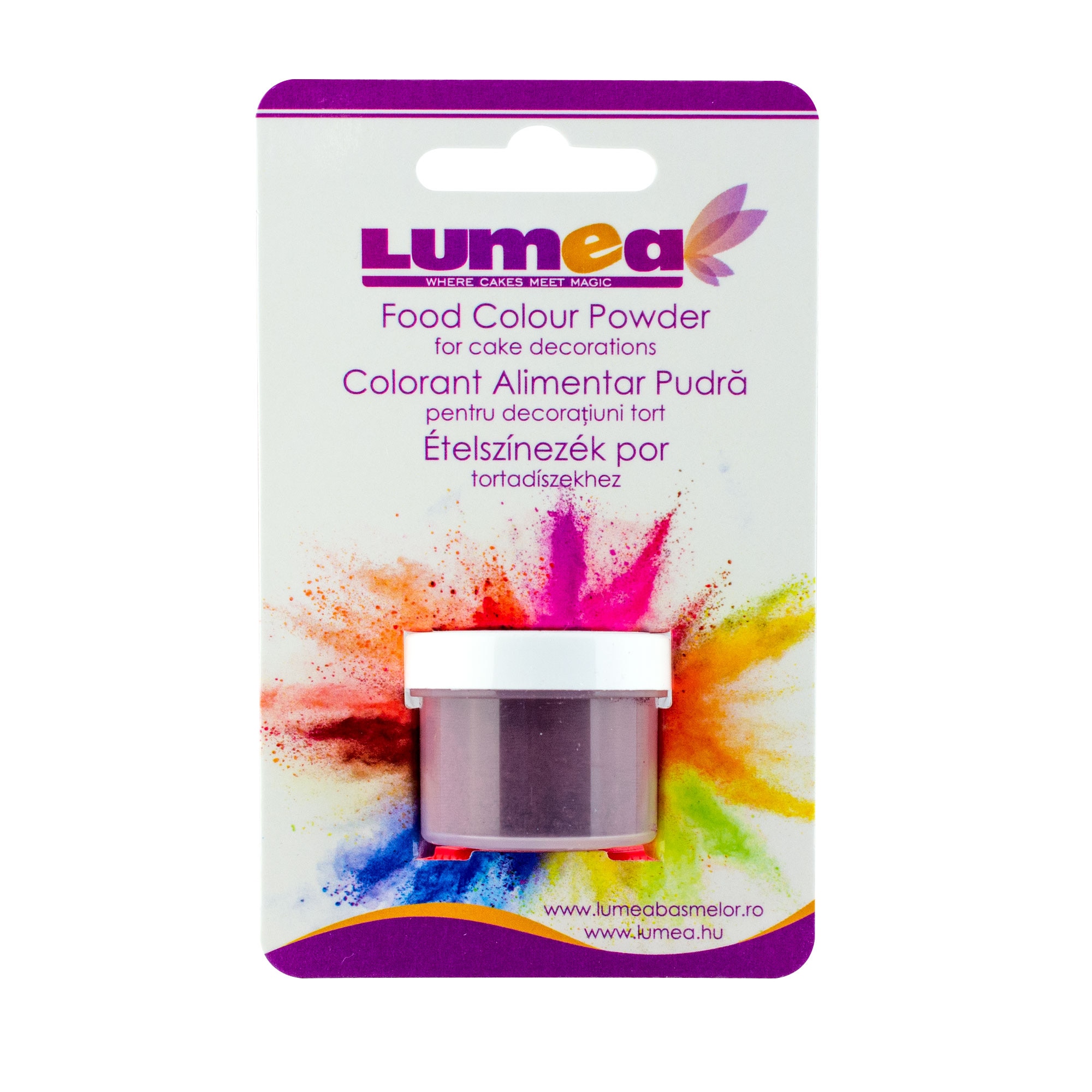 Colorant alimentar pudra Mov inchis, 2g - Lumea Colors