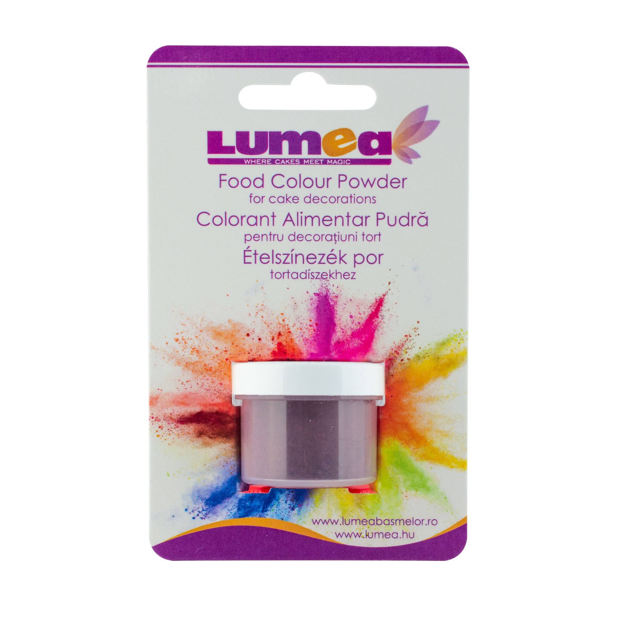 Colorant alimentar pudra Purpuriu, 3g - Lumea Colors
