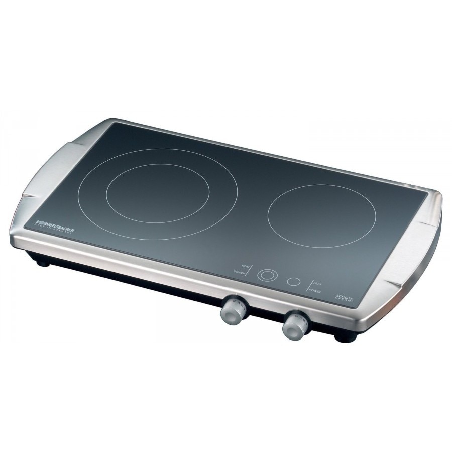 Plita dubla CT3400/E Rommelsbacher otel inoxidabil Ceran