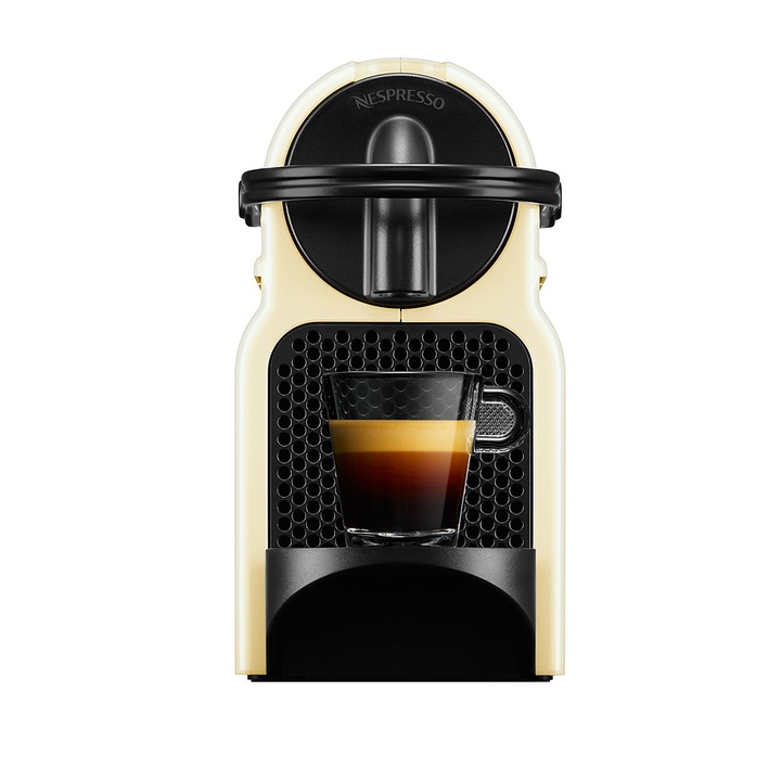 DeLonghi Nespresso® EN80.CW Inissia kapszulás kávéfőző, 1260W, 19 bar, 0.8 literes víztartály, Krémfehér
