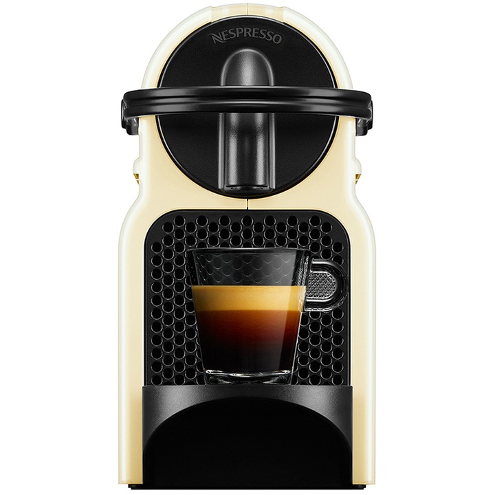 Espressor De'Longhi Nespresso Inissia EN 80.CW, 0.8 l, 1260 W, 19 bar, Capsule, -Creme white