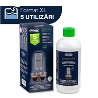 Decalcifiant universal pentru espressoare, De'Longhi EcoDecalk DLSC500, Original, 500ml, 5 utilizari complete