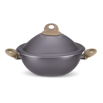 Tigaie vapsi cu capac Diamond Titan, Pensofal, aluminiu, gri, 28 cm Tigaie vapsi cu capac Diamond Titan, Pensofal, aluminiu, gri, 28 cm