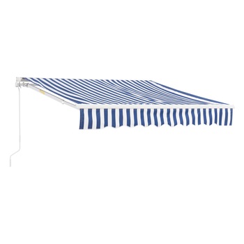 Paravan solar marchiza 300 BW, en.casa, 300 x 250 cm, aluminiu/poliester, albastru/alb, unghi inclinare reglabil Paravan solar marchiza 300 BW, en.casa, 300 x 250 cm, aluminiu/poliester, albastru/alb, unghi inclinare reglabil