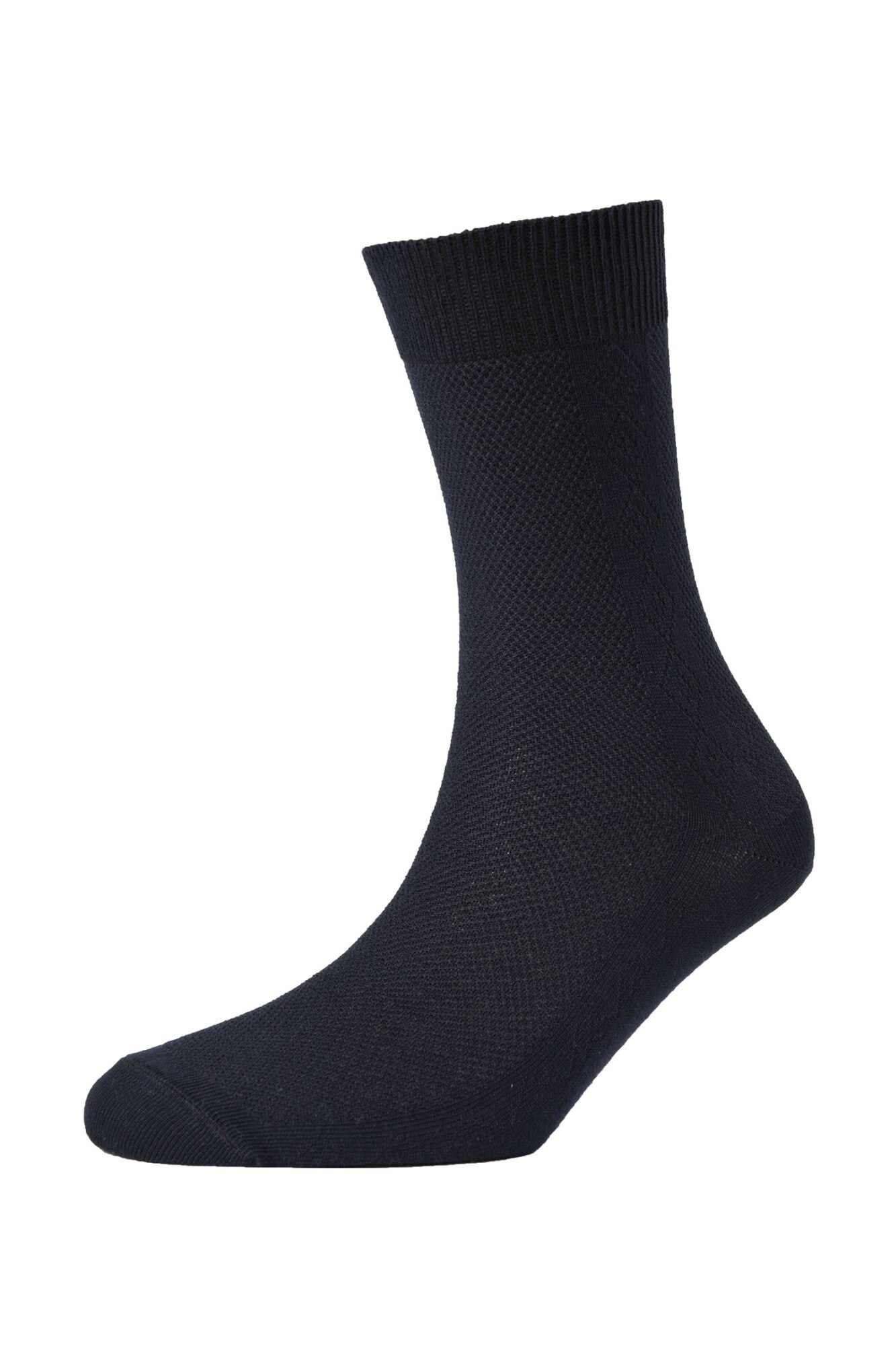Sosete din bumbac, cu model special, pentru barbati, Mondex, Bleumarin