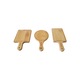 Set 3 mini tocator din bambus, Bambum