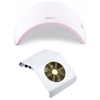 Kit pentru unghii false, lampa led uv sun 9c plus 36W si aspirator praf unghii 40W Kit pentru unghii false, lampa led uv sun 9c plus 36W si aspirator praf unghii 40W