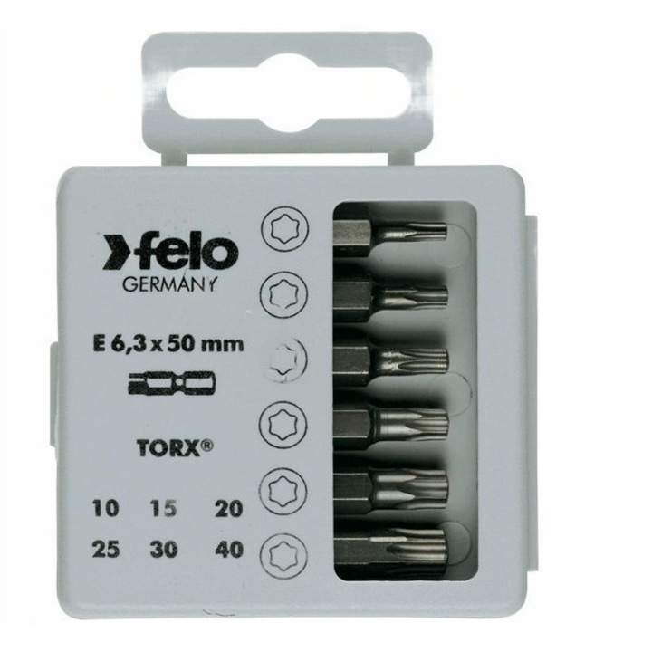 Felo - Set 6 biti Profi 50 mm - Torx [03691516]