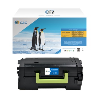 Cartus Toner G&G, compatibil cu Lexmark MS823DN (58D2X00), 35000 pag, negru Cartus Toner G&G, compatibil cu Lexmark MS823DN (58D2X00), 35000 pag, negru