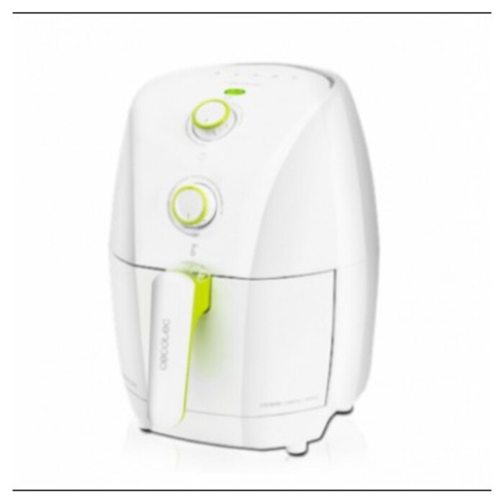 Фритюрник Air Fryer, Cecotec, 1500 W, 1.5 l, Таймер, бял