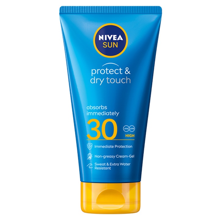 Слънцезащитен крем - гел Nivea Sun Protect & Dry Touch SPF30, 175 мл