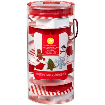 Set decupatoare de craciun, Wilton, 10 piese Set decupatoare de craciun, Wilton, 10 piese
