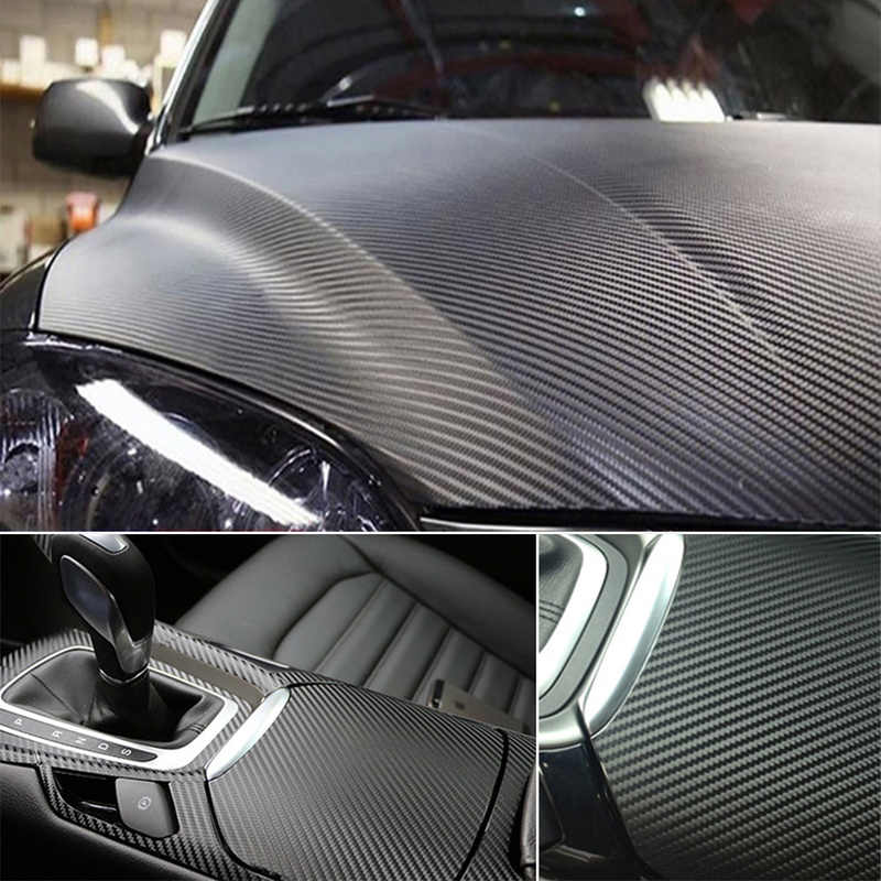 Auto Folie,Carbon Folie Auto-Aufkleber 3D-Carbon-Faser