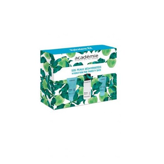 Set creme Academie Hydraderm Discover Me Creme Veloutte 15ml, Tonic Hydratant 50ml, Lapte demachiant Doux Gommant 40ml , 105ml