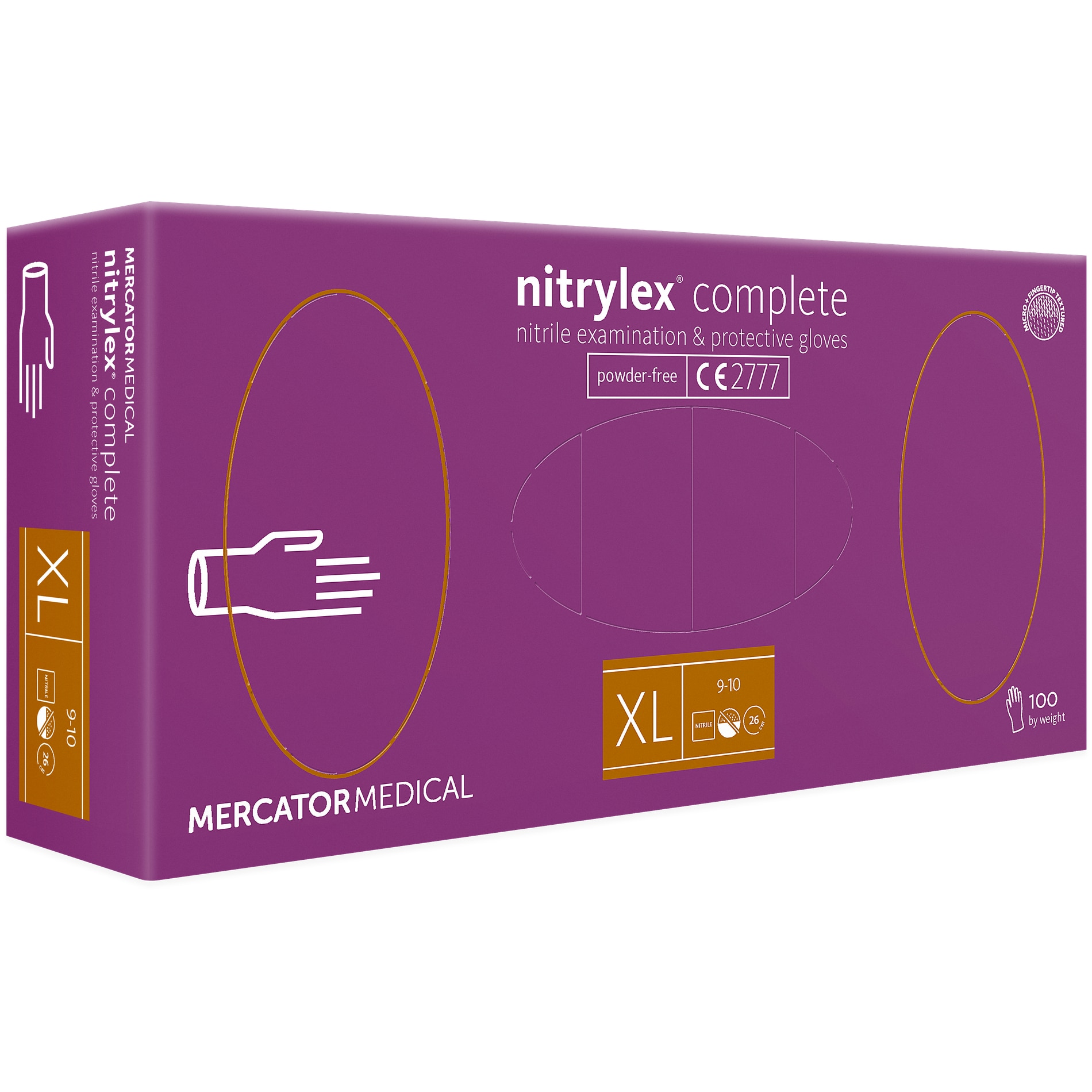 Set 100 Bucati Manusi Premium Nitrylex Complete, Nitril, Nepudrate ...