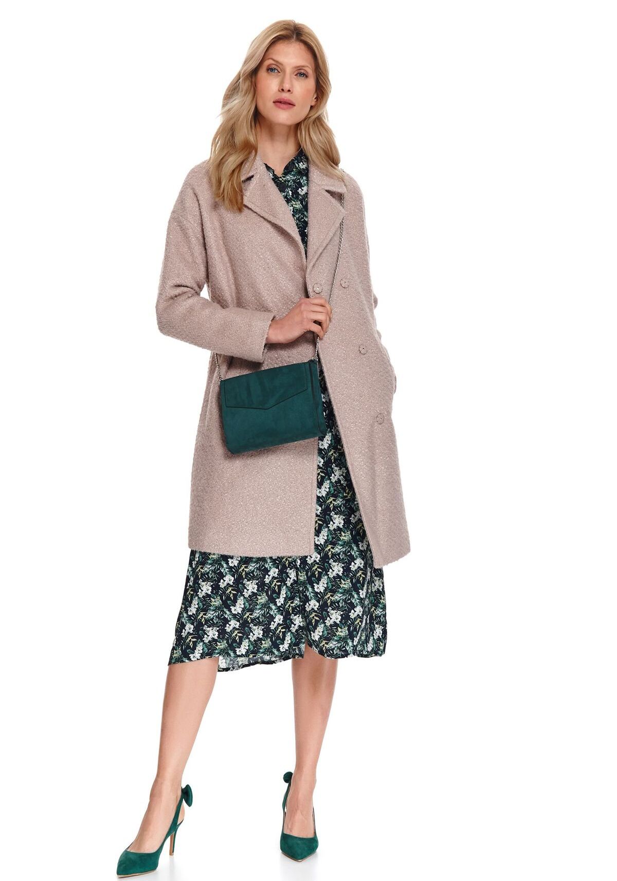 Palton pentru femei, TOP SECRET, SPZ0542, Galben