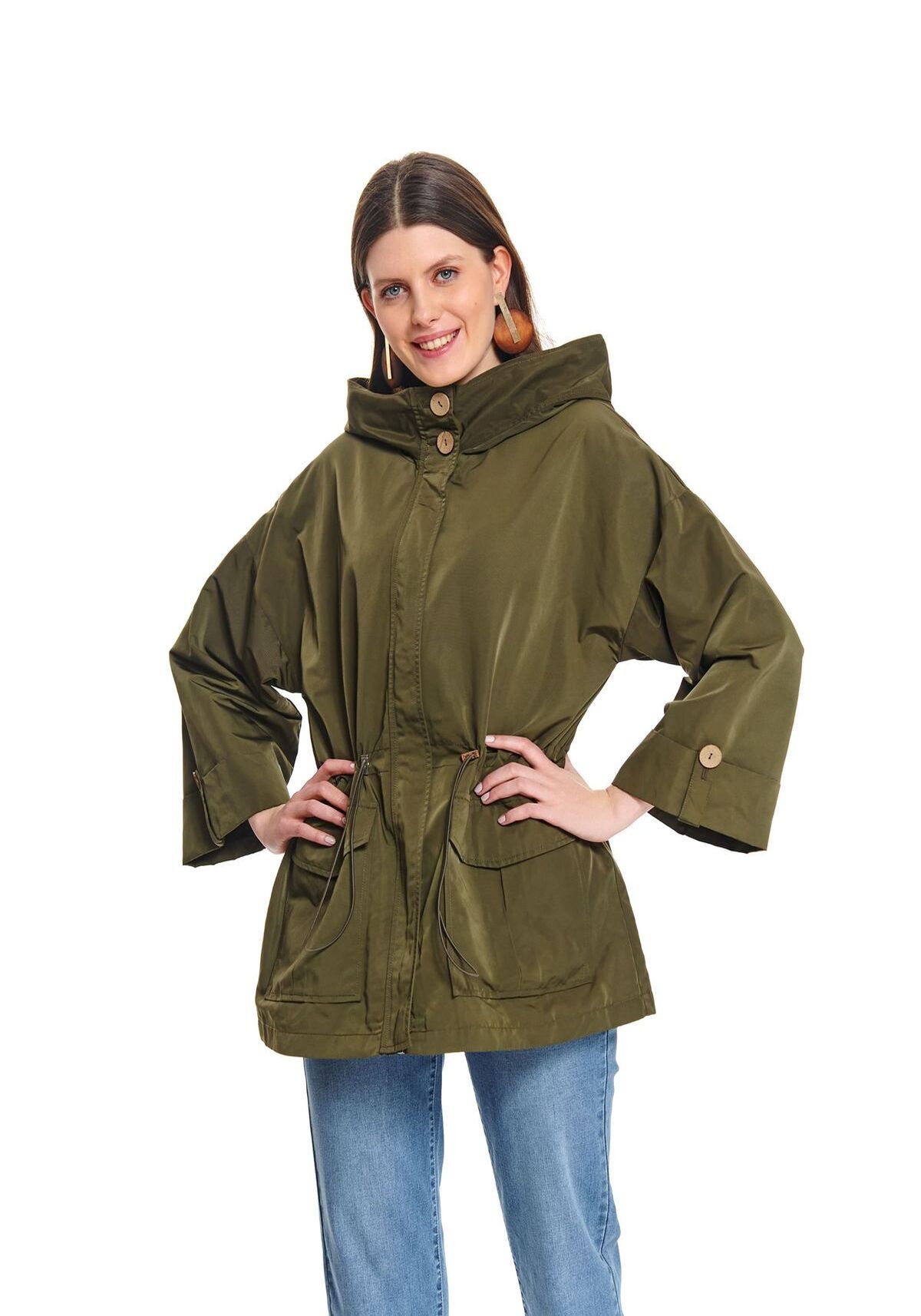 Jacheta pentru femei, TOP SECRET, SPZ0539, Verde, 40