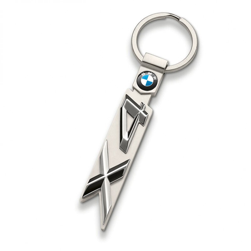 Breloc chei, BMW X4, metalic, Argintiu
