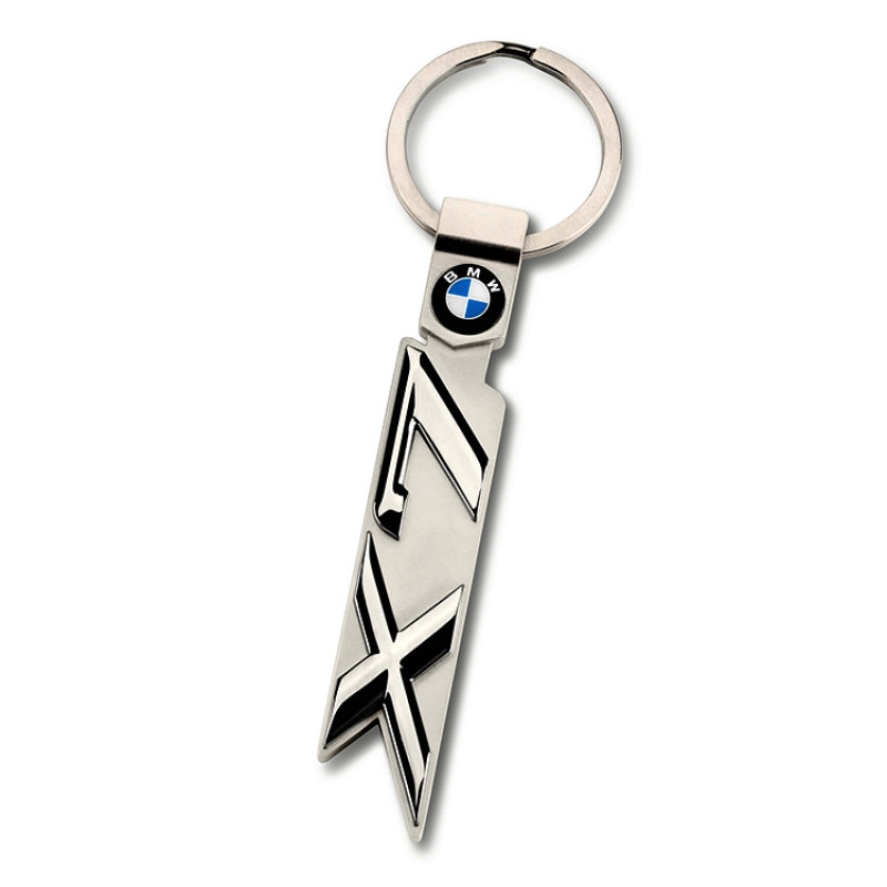 Breloc chei BMW X7, metalic, Argintiu