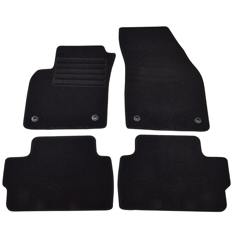 Set covorase AutoLux, mocheta, pentru Volvo C30 2006-12/2012, negru, 4 buc
