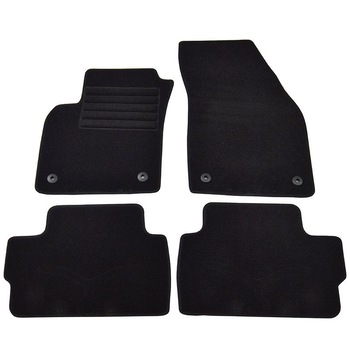 Set covorase AutoLux, mocheta, pentru Volvo C30 2006-12/2012, negru, 4 buc Set covorase AutoLux, mocheta, pentru Volvo C30 2006-12/2012, negru, 4 buc
