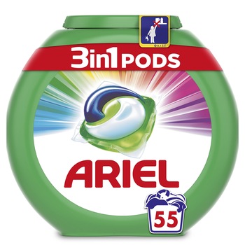 Detergent capsule Ariel All in One PODS Mountain Spring, 55 spalari Detergent capsule Ariel All in One PODS Mountain Spring, 55 spalari