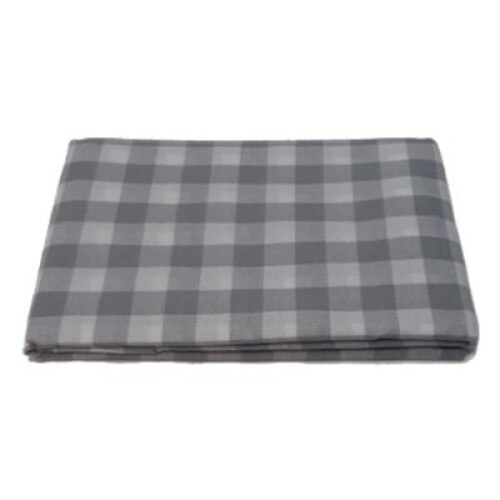 Fata de masa carouri bumbac 100%, 160x220cm, Eponj Home, Kareli Gri/Alb