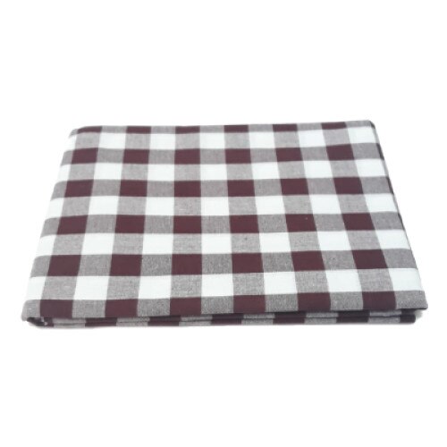 Fata de masa carouri bumbac 100%, 160x220cm, Eponj Home, Kareli Bordo/Alb (Claret Red)