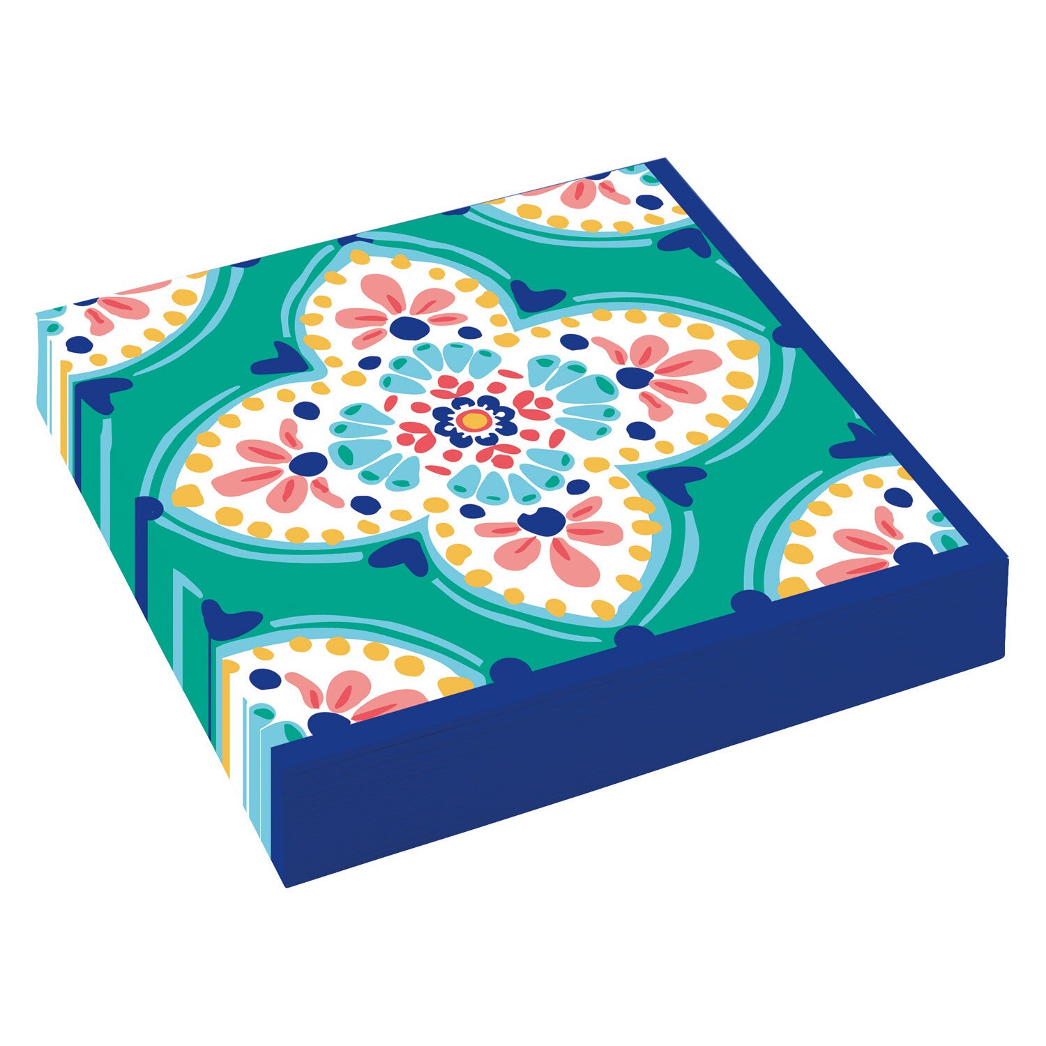 Set 20 Servetele Boho, Multicolor, 33x33 cm