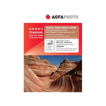 Hartie foto AGFA PHOTO Lucioasa, 210g/m2, 13x18, 100 coli Hartie foto AGFA PHOTO Lucioasa, 210g/m2, 13x18, 100 coli