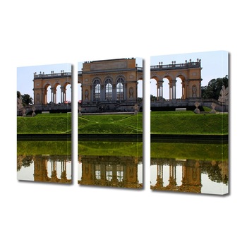 Tablou Multicanvas 3 Piese Viena Austria, 100 x 210 cm Tablou Multicanvas 3 Piese Viena Austria, 100 x 210 cm