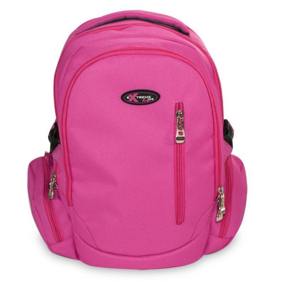 Rucsac scolar ergonomic 3 compartimente, Extreme 4 Me roz